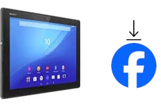 Come installare Facebook su un Sony Xperia Z4 Tablet LTE