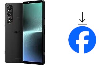 Come installare Facebook su un Sony Xperia 1 V