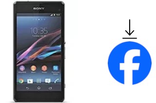 Come installare Facebook su un Sony Xperia Z1 Compact