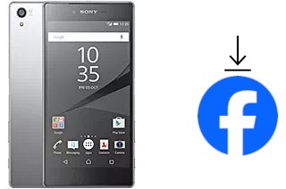 Come installare Facebook su un Sony Xperia Z5 Premium