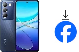 Come installare Facebook su un vivo V40 SE