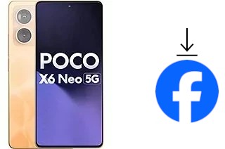 Come installare Facebook su un Xiaomi Poco X6 Neo