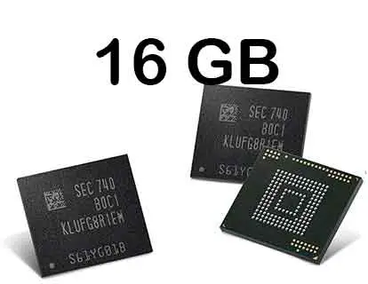16 GB di memoria interna