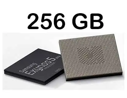 256 GB di memoria interna
