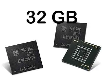 32 GB di memoria interna