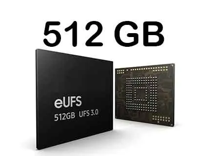 512 GB di memoria interna