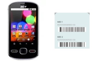 Come vedere il codice IMEI su beTouch E140