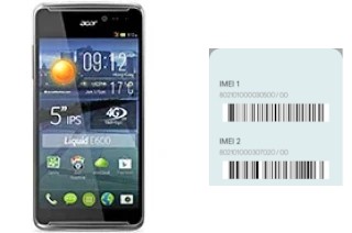 Come vedere il codice IMEI su Liquid E600