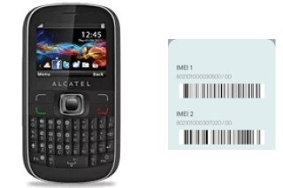 Come vedere il codice IMEI su OT-585