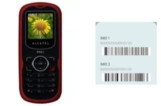 Come vedere il codice IMEI su OT-305