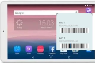 Come vedere il codice IMEI su OneTouch Pixi 3 (10)