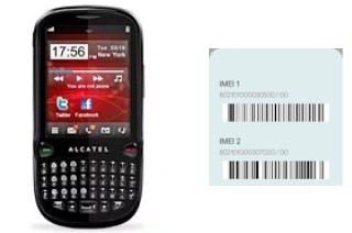 Come vedere il codice IMEI su OT-807