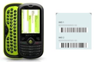 Come vedere il codice IMEI su OT-606 One Touch CHAT