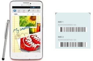 Come vedere il codice IMEI su One Touch Scribe Easy