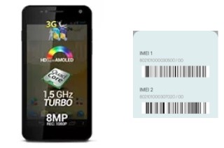 Come vedere il codice IMEI su P6 Quad Plus