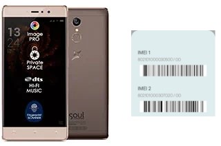 Come vedere il codice IMEI su X3 Soul Style