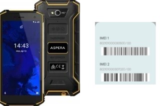 Come vedere il codice IMEI su Aspera R9