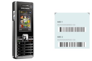 Come vedere il codice IMEI su BenQ-Siemens S81