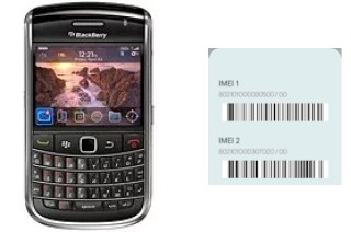 Come vedere il codice IMEI su Bold 9650