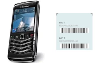 Come vedere il codice IMEI su Pearl 3G 9105