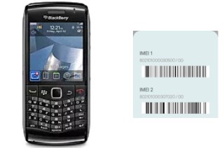 Come vedere il codice IMEI su Pearl 3G 9100