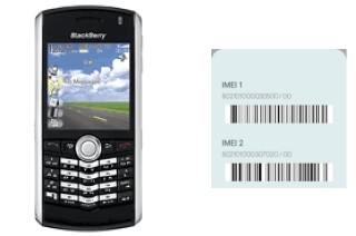 Come vedere il codice IMEI su Pearl 8100