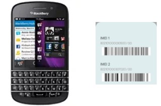 Come vedere il codice IMEI su BlackBerry Q10