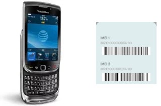 Come vedere il codice IMEI su Torch 9800