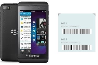 Come vedere il codice IMEI su BlackBerry Z10