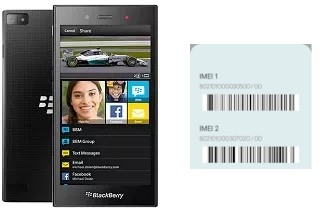 Come vedere il codice IMEI su BlackBerry Z3