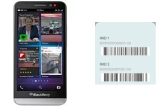 Come vedere il codice IMEI su BlackBerry Z30