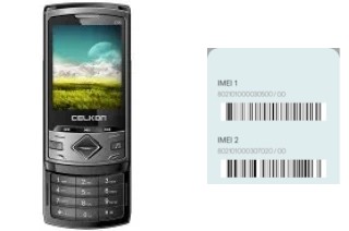 Come vedere il codice IMEI su Celkon C55