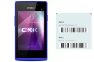 Come vedere il codice IMEI su CKK mobile S17