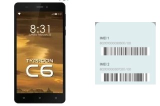 Come vedere il codice IMEI su Typhoon C6