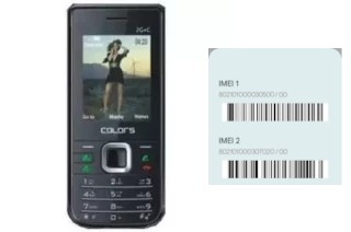 Come vedere il codice IMEI su Colors Mobile CG301