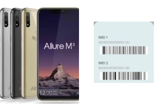 Come vedere il codice IMEI su Allure M3