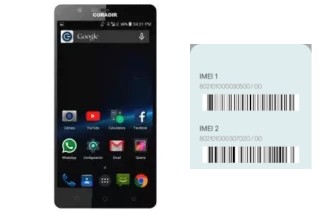 Come vedere il codice IMEI su CS500 Classic