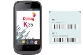 Come vedere il codice IMEI su Dialog K35