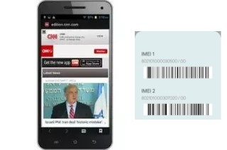 Come vedere il codice IMEI su Max DG650