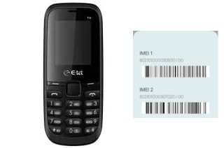 Come vedere il codice IMEI su E-tel T14