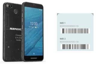 Come vedere il codice IMEI su Fairphone 3