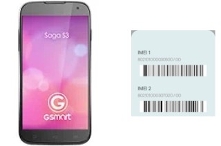 Come vedere il codice IMEI su GSmart Saga S3