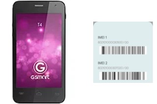 Come vedere il codice IMEI su GSmart T4