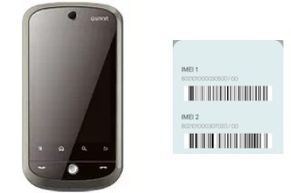 Come vedere il codice IMEI su GSmart G1310