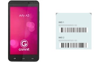 Come vedere il codice IMEI su GSmart Arty A3