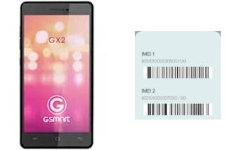 Come vedere il codice IMEI su GSmart GX2