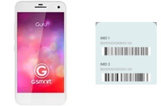 Come vedere il codice IMEI su GSmart Guru (White Edition)