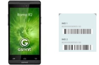 Come vedere il codice IMEI su GSmart Roma R2