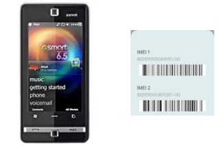 Come vedere il codice IMEI su GSmart S1205