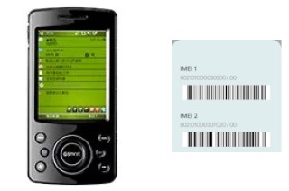 Come vedere il codice IMEI su GSmart MW998